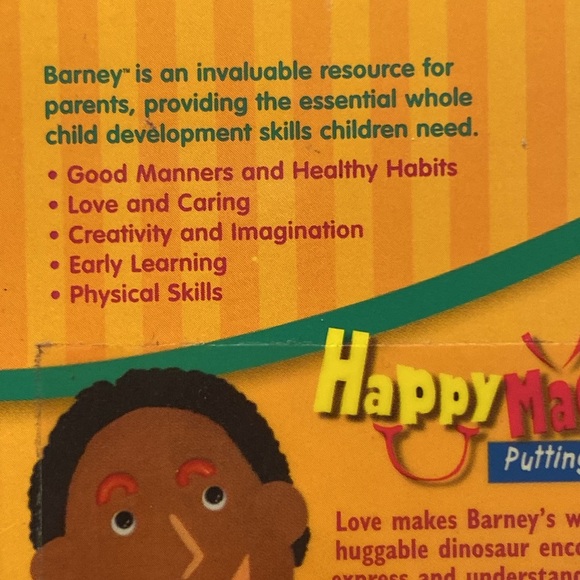 RARE- VHS Barney Happy Mad Silly
Sad Video Tape Face to Feelings - Picture 5 of 9